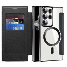 Husa Husa pentru Samsung Galaxy S22 Ultra 5G - Techsuit SmartMag Book Case - Black