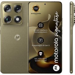 Smartphone Moto Signature 512GB 16GB RAM 5G Dual SIM Martini Olive