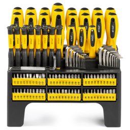 Set 24 surubelnite, 60 biti, 16 chei hexagonale, 6 capete plug-in, 2 extensii