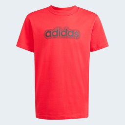Tricou ADIDAS din bumbac, roșu, copii