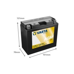 Baterie Moto AGM 12V 10Ah Varta Powersports T12B-4 / 510901016