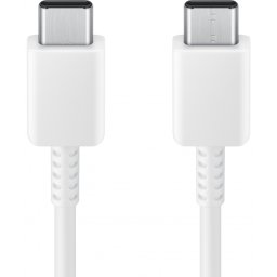 Cablu Date si Incarcare USB-C - USB-C Samsung EP-DA705BWE, 25W, 1m, Alb GP-TOU021RFBWW