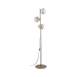 BRILAGI - Lampadar VULCANO 3xG9/8W/230V bej/fumuriu bej