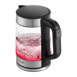 Fierbător electric Concept RK4067, cu reglare a temperaturii, 1,7 l, 2200W/230V, inox