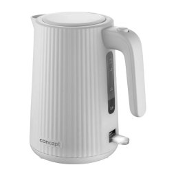 Fierbător electric Concept RK2390, 1,7 l, 2200 W/230 V, alb