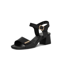 Sandale dama din piele naturala, Remonte D1K54-00, negru
