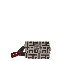 AMES Geantă Velos beige black red