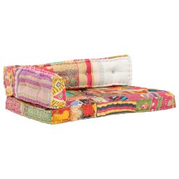 Perna pentru canapea din paleti, multicolor, textil, petice GartenMobel Dekor