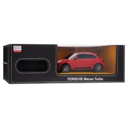 Masina cu telecomanda Porsche Macan Turbo rosie, scara 1:24