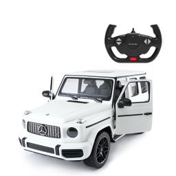 Masina cu telecomanda Mercedes-Benz G63 alba, scara 1:14, Rastar