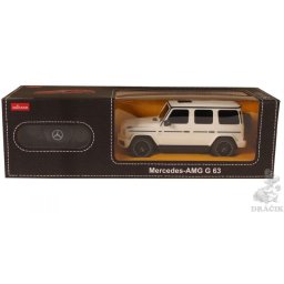 Masina cu telecomanda Mercedes-Benz G63 alba, scara 1:24, Rastar