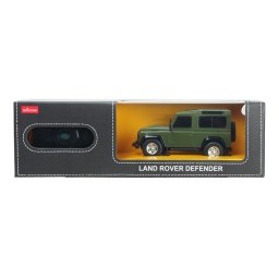 Masina cu telecomanda Land Rover Defender verde, scara 1:24, Rastar