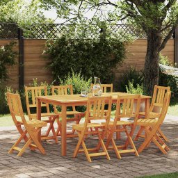 Scaun pentru Gradina 8 pcs Ulei Natural 40 x 42 x 85 cm GartenMobel Dekor