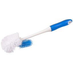 Perie WC MagicHome cu perie laterala pentru curatare eficienta, 37 cm