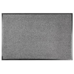 Covoras de intrare MagicHome antiderapant 60x90 cm, negru/gri