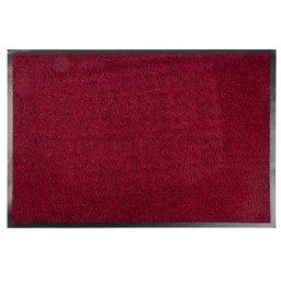 Covoras de intrare MagicHome antiderapant 60x90 cm, rosu-negru