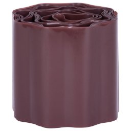 Bordura pentru gazon Strend Pro Garden, plastic maro, 120 mm x 9 m