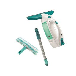 Aspirator pentru geamuri Leifheit cu mop si tija 43 cm, acumulator