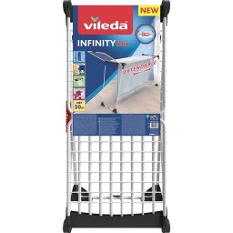 Uscator de rufe extensibil Vileda Infinity Flex, pliabil, 30 m