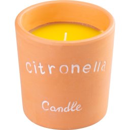 Lumanare Citronella repelenta în recipient teracota, 185 g, 100x100 mm
