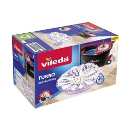 Set mop rotativ Vileda Turbo 3 în 1 cu galeata si microfibra