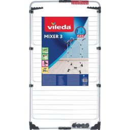 Uscator de rufe pliabil Vileda Mixer 3, 3 niveluri, 30 m