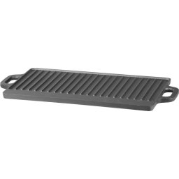 Plita grill reversibila din fonta MagicHome Castora, 50,5 x 23,5 cm