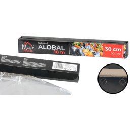 Folie din aluminiu MagicHome 30 cm x 10 m, 10 µm pentru bucatarie