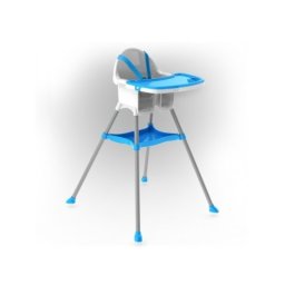 Scaun de masa pentru bebelusi MyKids 03220/1 albastru cu blat detasabil