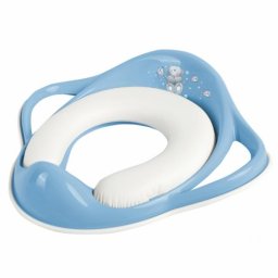 Reductor WC moale antiderapant pentru copii MyKids Bears Blue White