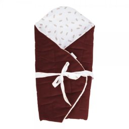 Patura de infasat pentru bebelusi Klups Velvet 75x75 cm Rosu Tomato