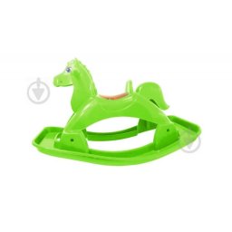 Calut balansoar verde din plastic pentru copii 1,5-5 ani, 30 kg