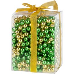 Ghirlanda decorativa pentru brad, verde-auriu, 9 m, MagicHome