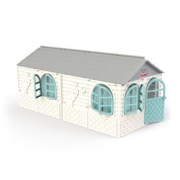 Casuta de joaca MyKids mare pentru copii, gri/alb, interior si exterior