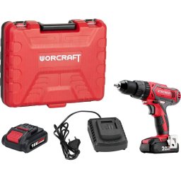 Masina de gaurit si insurubat Worcraft CD-20LiH 20V, 2x Li-Ion 2.0Ah, set