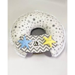 Perna transformabila 3 in 1 MyKids Gray pentru alaptare si bebelusi