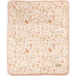 Patura plusata pentru copii Klups Flowers, 100x75 cm, model floral