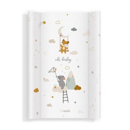 Saltea de infasat bebe 70x47,5 cm cu intaritura pentru patut, model Mouse