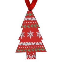 Set 5 ornamente suspendabile brad Craciun MagicHome, model bradut