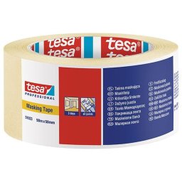 Banda de mascare Tesa PRO pentru vopsitorie interioara 50 mm x 50 m