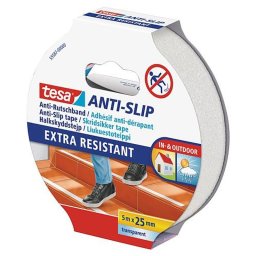 Banda antiderapanta transparenta Tesa pentru scari, 5 m x 25 mm