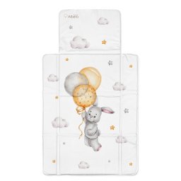 Saltea de calatorie pentru bebelusi 77x44 cm Bunny, pliabila