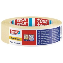 Banda de mascare pentru vopsitorie Tesa PRO, 30 mm x 50 m