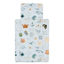 Saltea de înfasat pliabila pentru calatorie 77x44 cm Crab and Friends