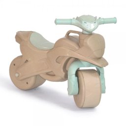 Motocicleta de împins pentru copii MyKids Racing eco Beige-Turquoise