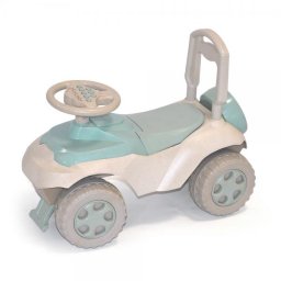 Masinuta de împins pentru copii MyKids Music bej-turcoaz cu sunete