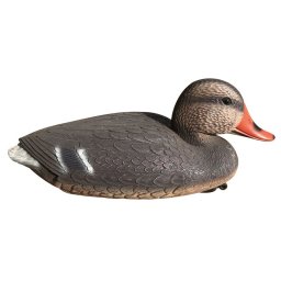Decoratiune rata salbatica femela din PVC, 38 x 18 x 17 cm