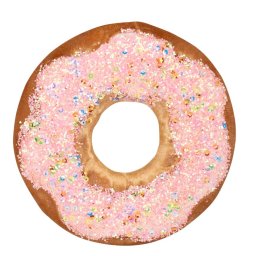 Decoratiune suspendabila Craciun tip donut maro, 13 cm, MagicHome