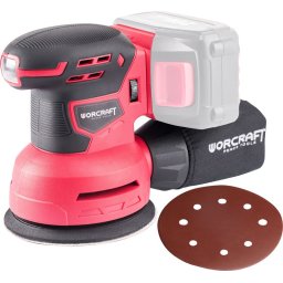 Slefuitor excentric Worcraft ShareSYS 125 mm, 20V Li-Ion