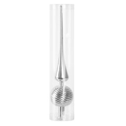 Varf pentru brad de Craciun argintiu 28 cm MagicHome